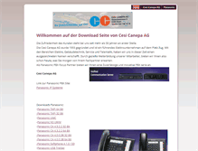 Tablet Screenshot of download-canepa.ch